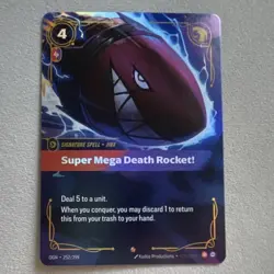 Kudos Productions Super Mega Death Rocket! Jinx Spell Card OGN 252/298 - Image 1
