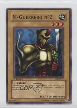 M-Warrior #2 Spanish 1st Ed. YuGiOh Legend of Blue Eyes White Dragon #LDD-S077 - Image 1