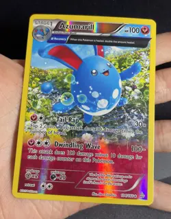 Pokemon Card - Azumarill Reverse Holo 104/160 XY Primal Clash Near Mint - Image 2
