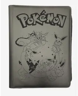 Pokemon Eeveelutions Ringless Card Binder - 1024 CARDS, 16 PP - LASER ENGRAVED - Image 1