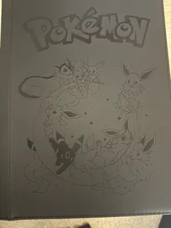 Pokemon Eeveelutions Ringless Card Binder - 1024 CARDS, 16 PP - LASER ENGRAVED - Image 2