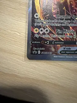 Jolteon V SWSH183 SWSH: Sword & Shield Promo Cards Holo NM - Image 3