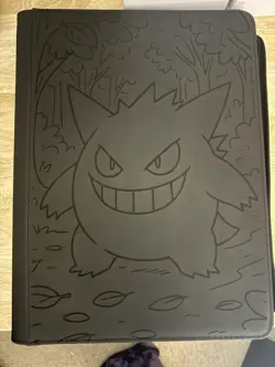 Pokemon Gengar Ringless Trading Card Binder - 1024 CARDS, 16 PP - LASER ENGRAVED - Image 2