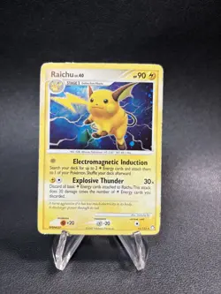 Raichu - 15/123 - Pokemon Mysterious Treasures Holo Card NM - Image 1