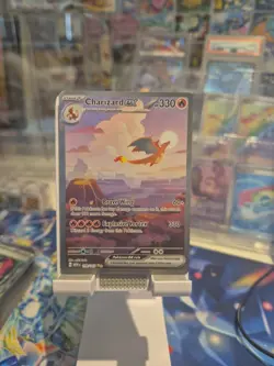 Pokemon TCG Charizard EX Scarlet & Violet 151 Card 199/165 English Edition - Image 1
