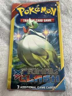 Pokemon XY Primal Clash Booster Pack New Sealed 3 Card Booster Pack! - Image 1