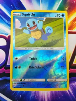 Squirtle 23/181 Reverse Holo – Team Up – LP – Pokemon Card - Image 1