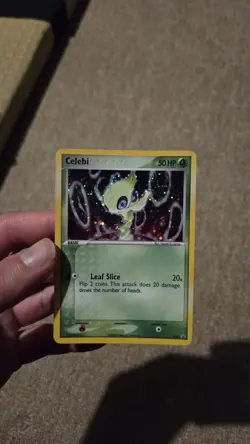 Celebi Black Star Promo 029 Holo Promo Pokemon Card 2005 - Image 5