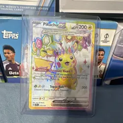 Pikachu ex 219/191 Sv08 Surging Sparks Ultra Rare Full Art Holo EX Card - Image 1