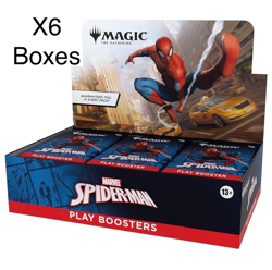 BIG SALE TODAY ! Sealed Case - 6x Play Booster Box Marvel's Spider-Man SPM MTG - Image 1