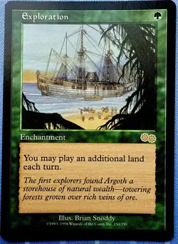 Exploration Urza's Saga 250/350 VINTAGE 1998 Magic The Gathering - Image 1
