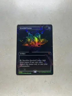 FOIL Jeweled Lotus (Borderless) Commander Masters Mtg Magic NM - Image 1