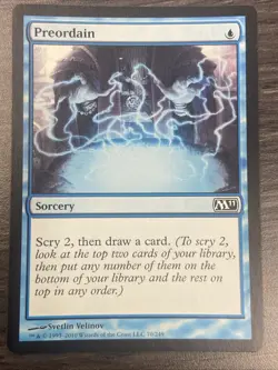 Preordain MTG Alter/Altered Art - Image 1