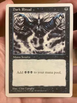 Dark Ritual 5th Edition MTG Alter/Altered Art - Image 1