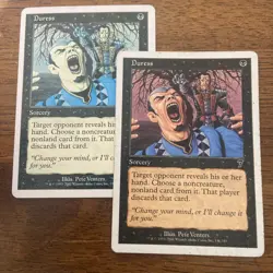 Duress MTG Alter/Altered Art - Image 2