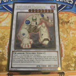 Yugioh Colossal Fighter PGLD-EN043 1st Edition NM - Image 1