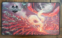 MTG - World Championship XXVI (2020) - Crucible of Worlds - Ltd Playmat - NEW - Image 1