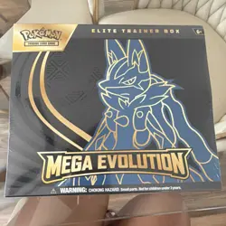 Pokemon Elite Trainer Box Mega Evolution Lucario Riolu Sealed English 2015 - Image 1