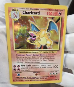 Pokemon TCG wizard 1999 Base Set CHARIZARD 4/102 Holographic Rare. - Image 2