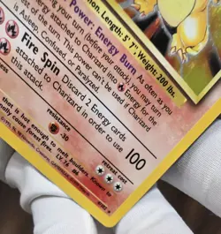 Pokemon TCG wizard 1999 Base Set CHARIZARD 4/102 Holographic Rare. - Image 3