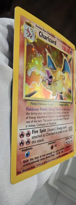 Pokemon TCG wizard 1999 Base Set CHARIZARD 4/102 Holographic Rare. - Image 5