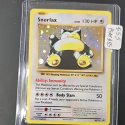 Snorlax XY179 Holo Rare Black Star Promo XY Evolutions Pokemon Card NM Flipper - Image 1