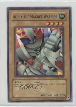 Alpha The Magnet Warrior Unlimited YuGiOh Retro Pack 2 #RP02-EN089 2009 - Image 1