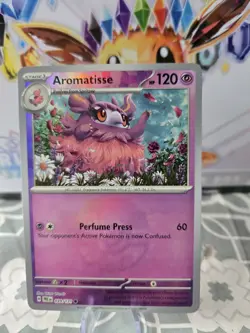 Aromatisse 039/131 Pokeball Reverse Holo Pokemon Prismatic Evolutions NM - Image 1