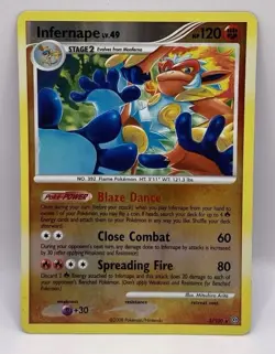 Pokemon INFERNAPE 3/100 (Reverse Holo Rare) Stormfront - MP TCG Card 2008 - Image 1