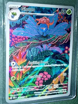 Gloom Special illistration Rare Obsidian Flames 198/197 NM/M Pokemon Collect Art - Image 1