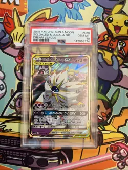 2019 Japanese Pokemon SM Solgaleo & Lunala GX PSA 10 sm11b - Image 1