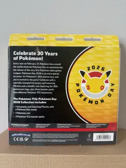 Pokemon Day 2026 Collection BRAND NEW SEALED Pikachu Exclusive Promo TCG - Image 4