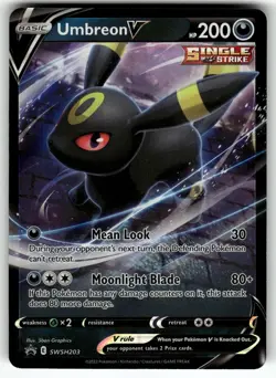 Umbreon V SWSH203 Holo Promo Sword & Shield Promo Pokemon Near Mint - Image 1