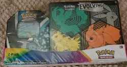 Pokemon Evolving Skies Elite Trainer Box & Tin 2-Pack Booster Set 2021 - Image 1