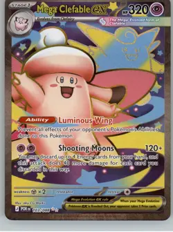 Mega Clefable ex 103/088 - Perfect Order - Ultra Rare - Pokemon TCG - Image 1
