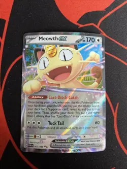 Meowth ex 062/088 Perfect Order Double Rare Holo English Pokemon TCG 2026 - Image 1