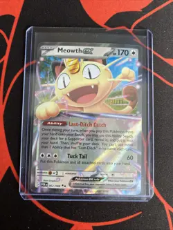 Meowth ex 062/088 Perfect Order Double Rare Holo English Pokemon TCG 2026 - Image 3