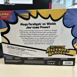 Pokemon TCG: Mega Evolution Ascended Heroes - Mega Feraligatr ex Box - Image 2