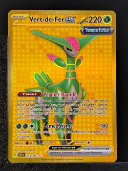 Carte Pokemon Vert-De-Fer EX 213/162 Gold EV5 Forces Temporelles TEF - Image 1