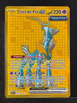 Carte Pokemon Chef-De-Fer EX 216/162 Gold EV5 Forces Temporelles TEF - Image 1