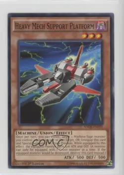 Heavy Mech Support Platform 1st Ed. YuGiOh Geargia Rampage Structure Deck - Image 1