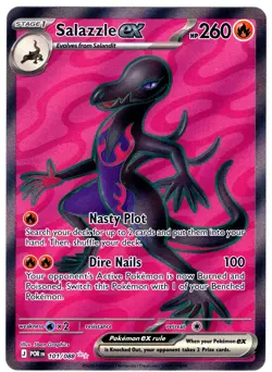 Pokemon TCG Salazzle ex 101/088 Full Art Ultra Rare Perfect Order NM/M - Image 1