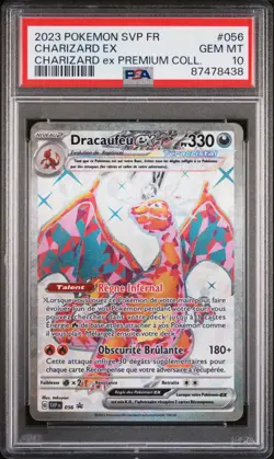 Carte Pokemon Dracaufeu EX SVP 056 PSA 10 Promo Ecarlate & Violet FR - Image 1