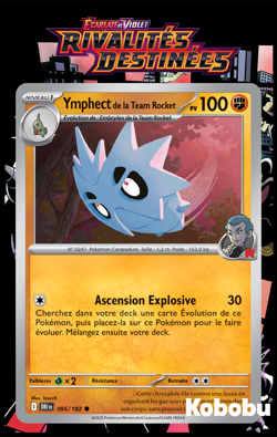 Carte Pokemon Ymphect 095/182 EV10 Rivalites Destinees DRI Ecarlate Violet - Image 1