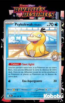 Carte Pokemon Psykokwak 045/182 EV10 Rivalites Destinees DRI Ecarlate Violet - Image 1