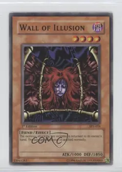 Wall of Illusion 1st Ed. YuGiOh Starter Deck Yugi Evolution #SYE-016 2004 - Image 1