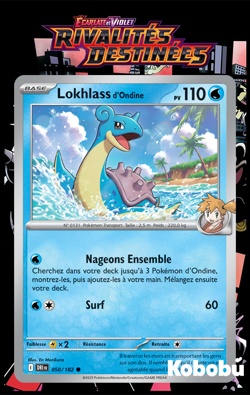 Carte Pokemon Lokhlass 050/182 EV10 Rivalites Destinees DRI Ecarlate Violet - Image 1