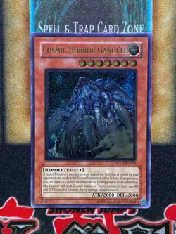 Yugioh Cosmic Horror Gangi’El POTD-EN029 Ultimate Rare LP - Image 1