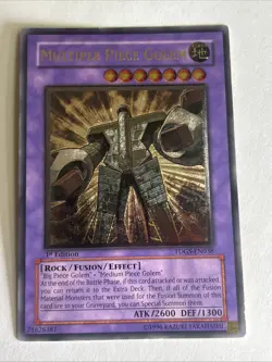 Multiple Piece Golem (UTR) TDGS-EN038 YuGiOh Ultimate Rare 1st Edition - Image 5