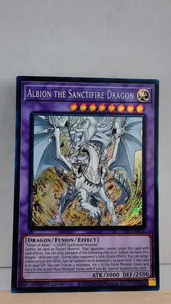 Albion the Sanctifire Dragon 1st Edition [NM] - Yu-Gi-Oh! RA05 [Secret Rare] - Image 1
